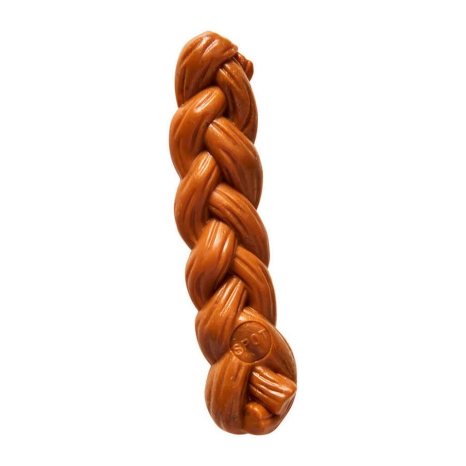 Bam-Bone Braid Stick Dog Toy Hickory, 5.75 in