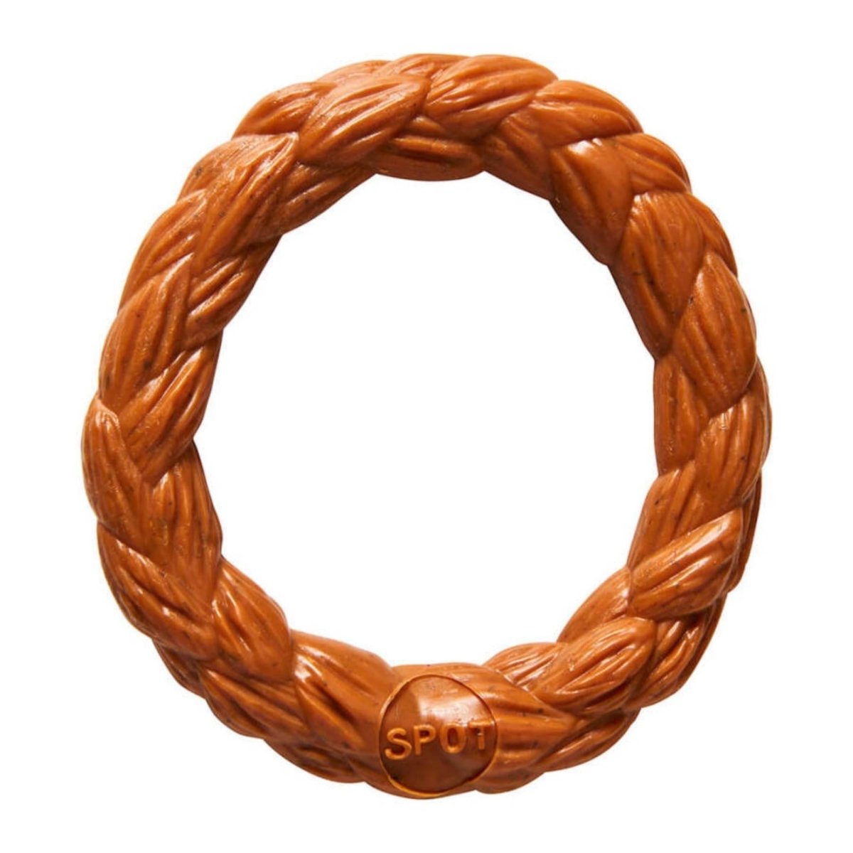 Bam - Bone Braid Ring Dog Toy Hickory, 1ea/5 in - Pets Perfect