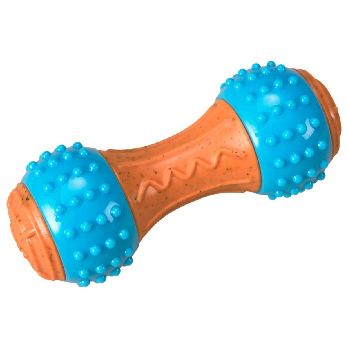Bambone+ Giggler Dumbell Peanut Butter 5.5" - Pets Perfect