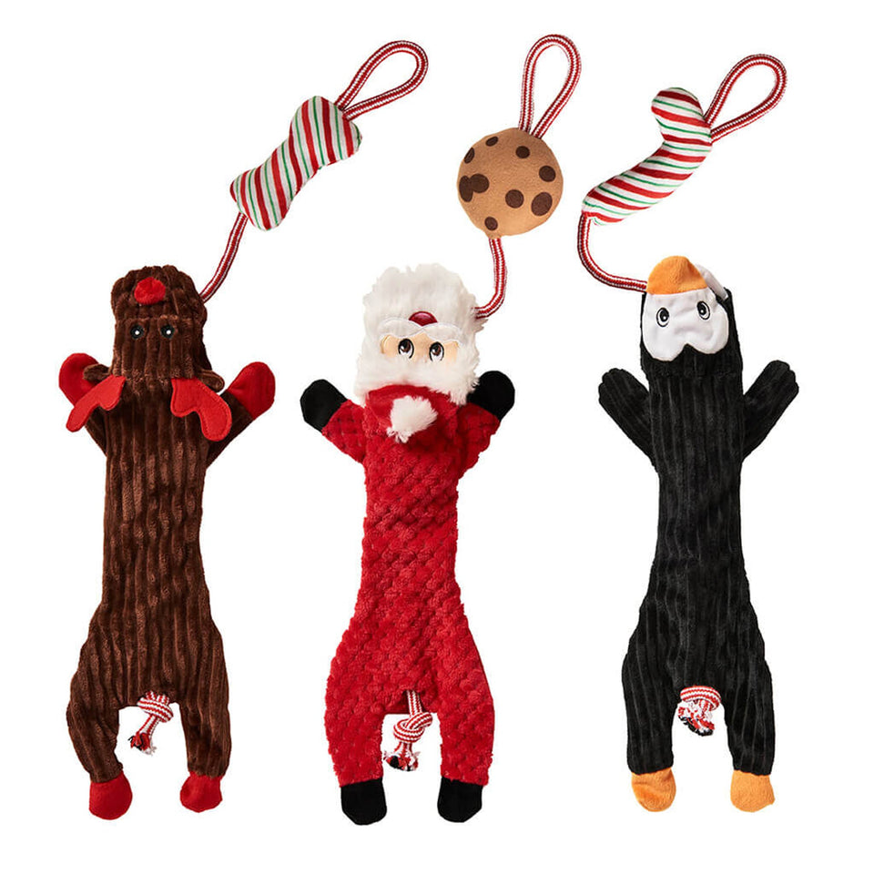 Ethical Pet Holiday Fun Tug Dog Toys Assorted, 24 in