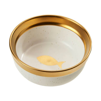 Spot Malibu Cat Dish, Gold, 5 in