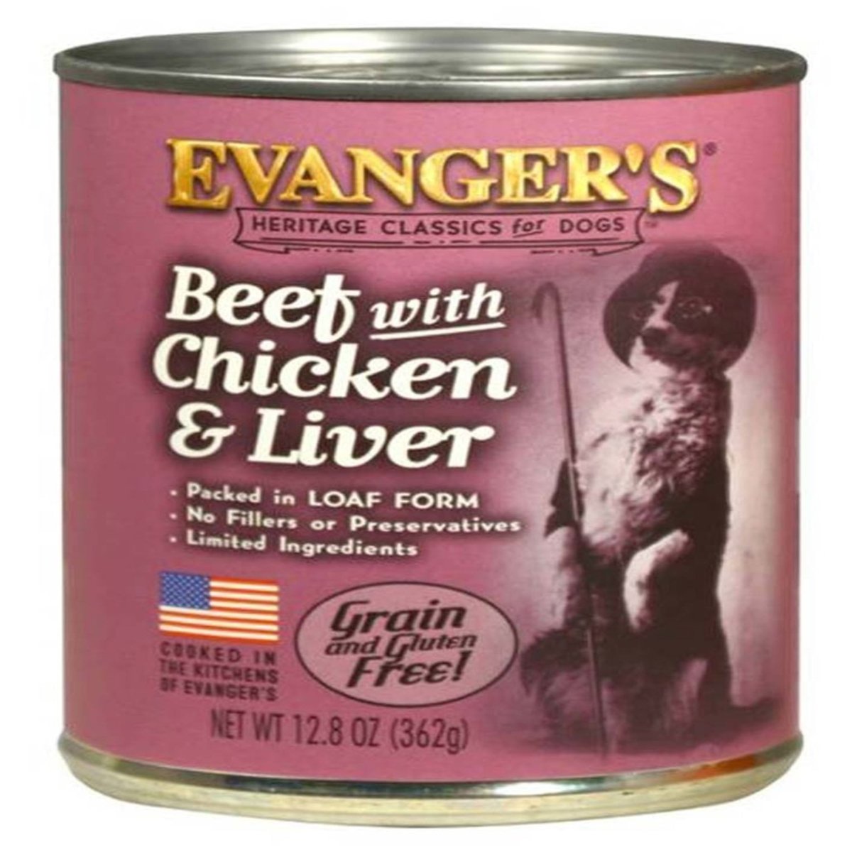 Evanger's Heritage Classic Wet Dog Food Beef, Chicken & Liver 12.8oz 12pk - Pets Perfect