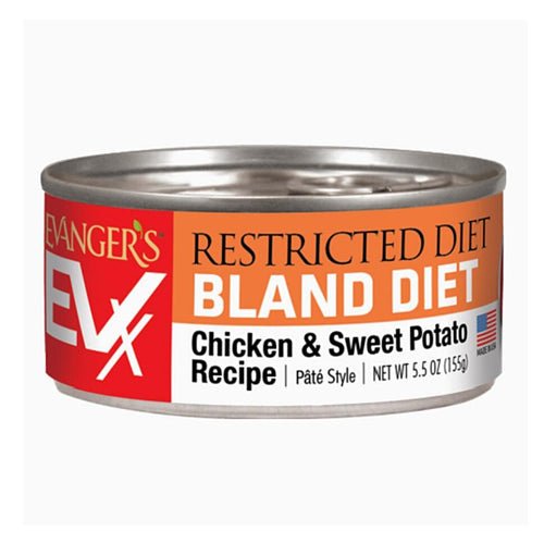 Evanger's EVx Restricted Diet Bland Diet Wet Cat Food Chicken & Sweet Potato 5.5oz - Pets Perfect