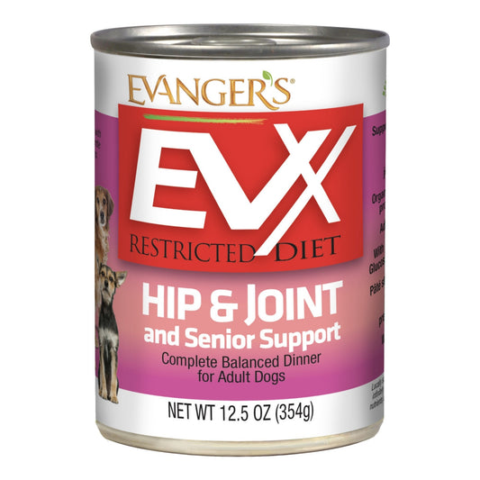 Evanger's EVx Restricted Diet Hip & Joint and Senior Support Wet Dog Food 12.5oz
