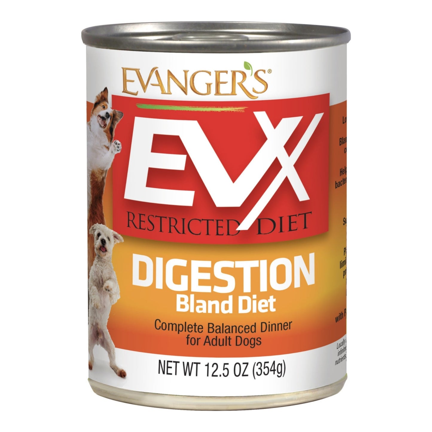 Evanger's EVx Restricted Diet Digestion Bland Diet Wet Dog Food 12.5oz
