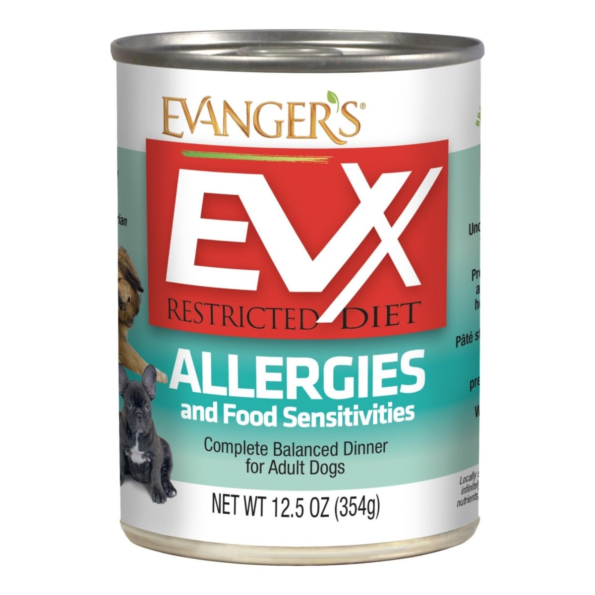 Evanger's EVx Restricted Diet Allergies and Food Sensitivities Wet Dog Food 12.5oz - Pets Perfect