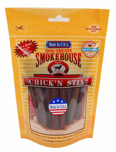 Smokehouse USA Made Chicken Stix Dog Treats, 4 oz