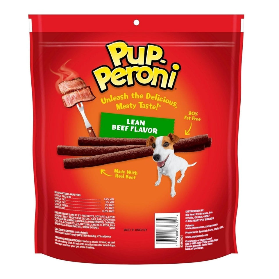 Pup-Peroni Lean Beef Dog Treats, 22.5 oz - Pets Perfect