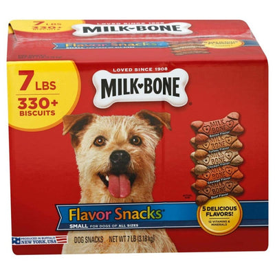 Milk-Bone Flavor Snacks Dog Treats Small/Medium, 7 lb - Pets Perfect