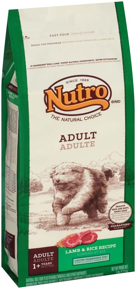 Nutro Products Natural Choice Adult Dry Dog Food Lamb & Brown Rice 5 lb
