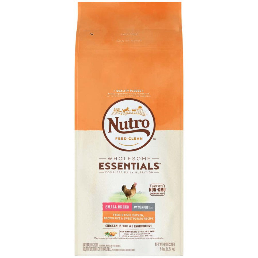 Nutro Natural Choice Small Breed Senior Dry Dog Food Chicken & Brown