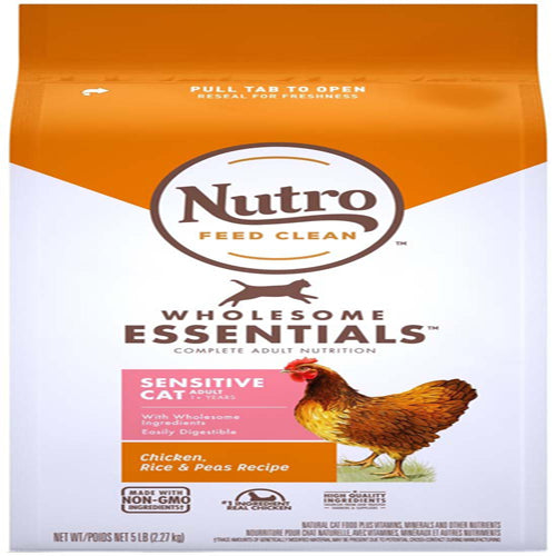 Nutro Wholesome Essentials Sensitive Adult Dry Cat Food Chicken