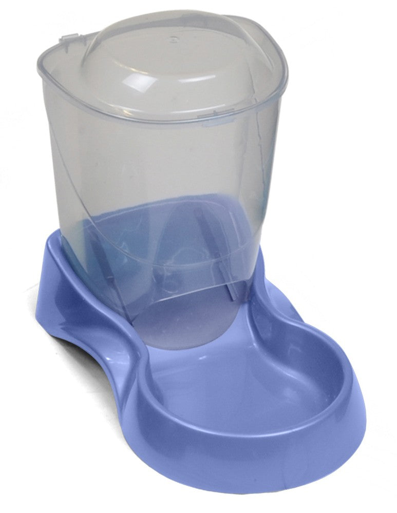 Van Ness Plastics Auto Pet Feeder, Blue/Clear, XS, 1.5 lb