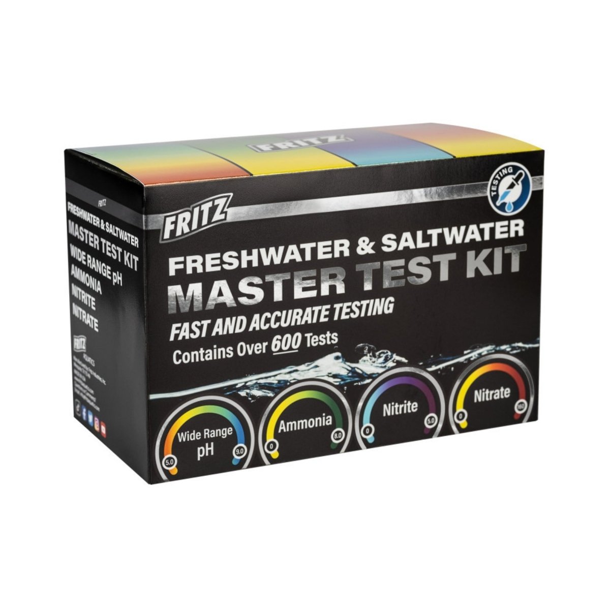 Fritz Freshwater and Saltwater Master Test Kit 1ea/One Size - Pets Perfect