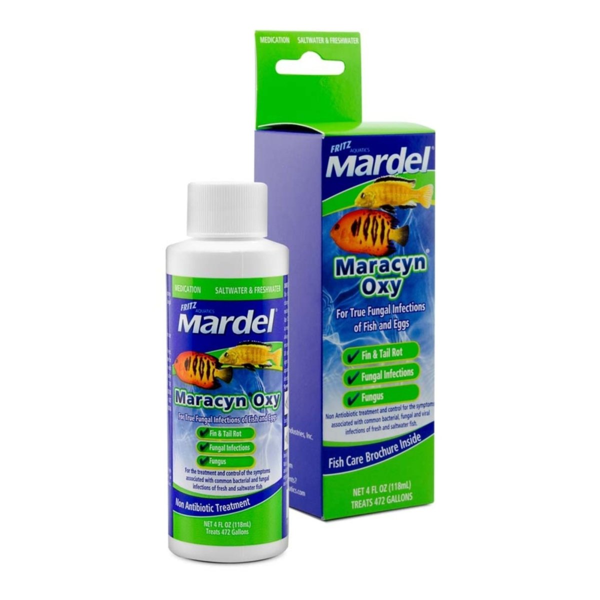 Mardel Maracyn Oxy Antifungal Medication 1ea/4 fl oz - Pets Perfect