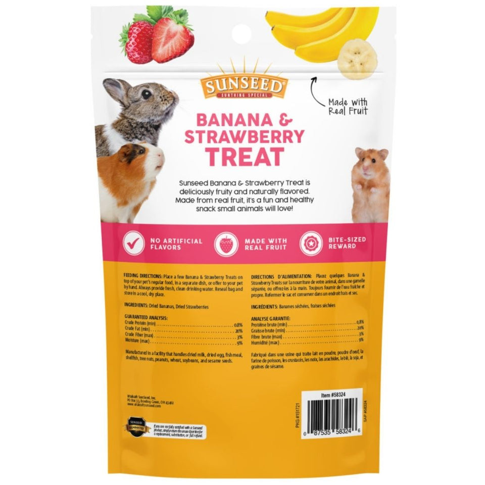 Sun Seed Banana & Strawberry Small Animal Treats, 0.7 oz