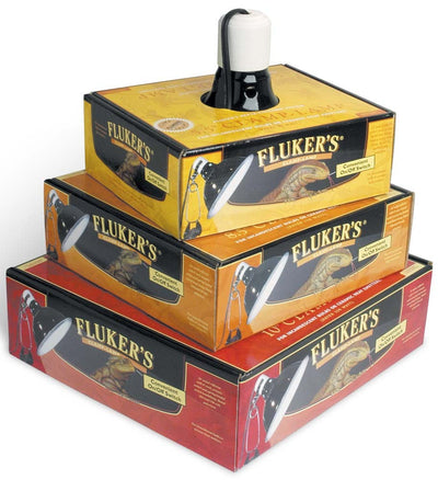 Flukers Repta-Clamp Lamp with Switch Black 8.5 in