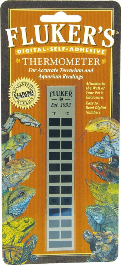 Flukers Digital Self-Adhesive Thermometer White