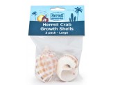 Fluker's Hermit Crab Growth Shells Assorted 2 Pack Large