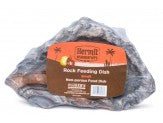Flukers Hermit Crab Rock Feeding Dish Black Small