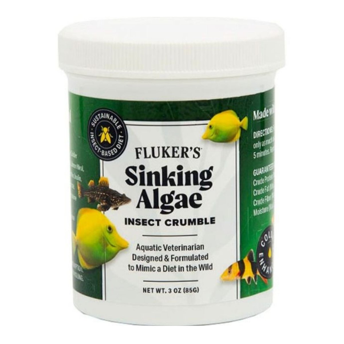 Flukers Sinking Algae Insect Crumble 3oz. - Pets Perfect