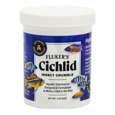 Flukers Cichlid Insect Crumble 3oz.
