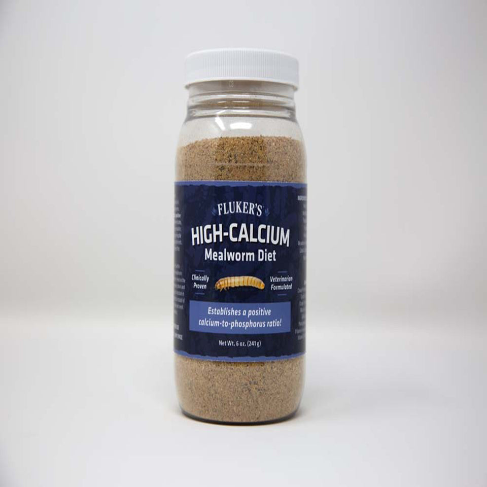 Flukers High-Calcium Mealworm Diet Supplement 6 oz