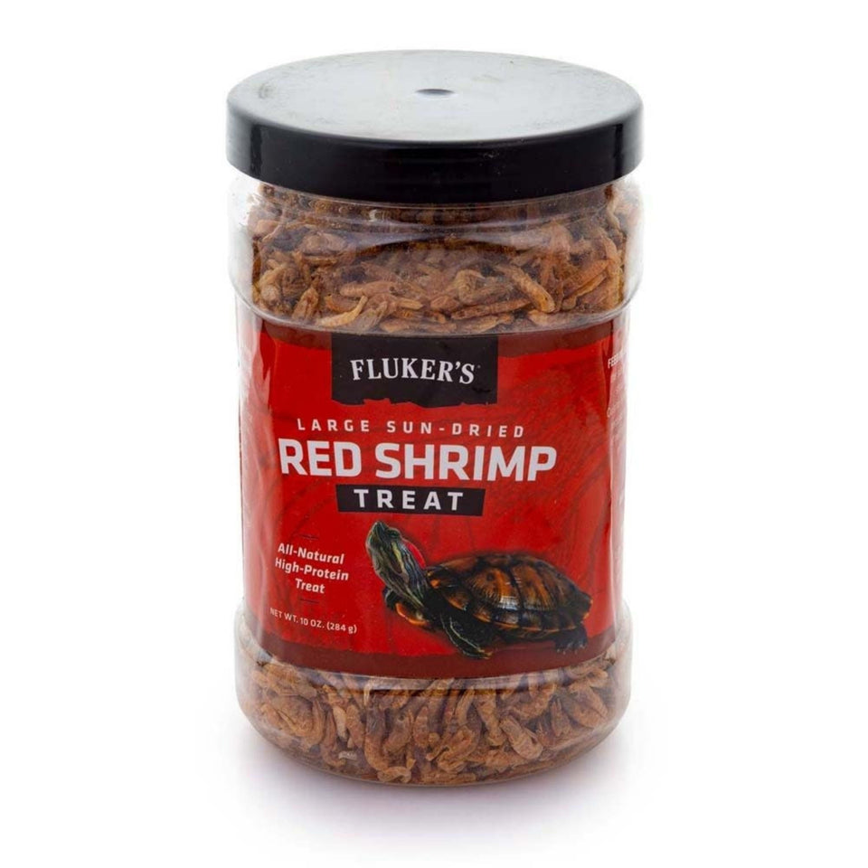 Fluker's Sun-Dried Red Shrimp Reptile Treat 1ea/10oz.