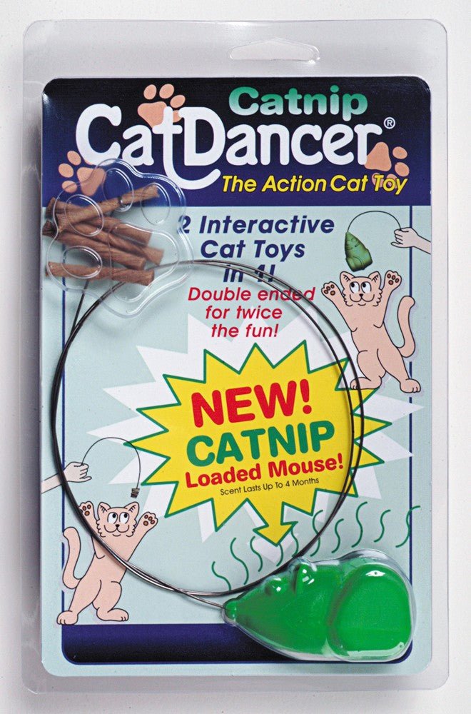 Cat Dancer Products Catnip Cat Dancer Cat Toy Green