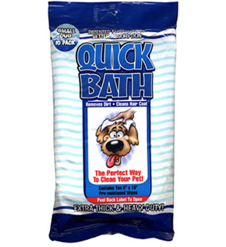 International Veterinary Sciences Quick Bath Wipes 12 ct, 10 ct