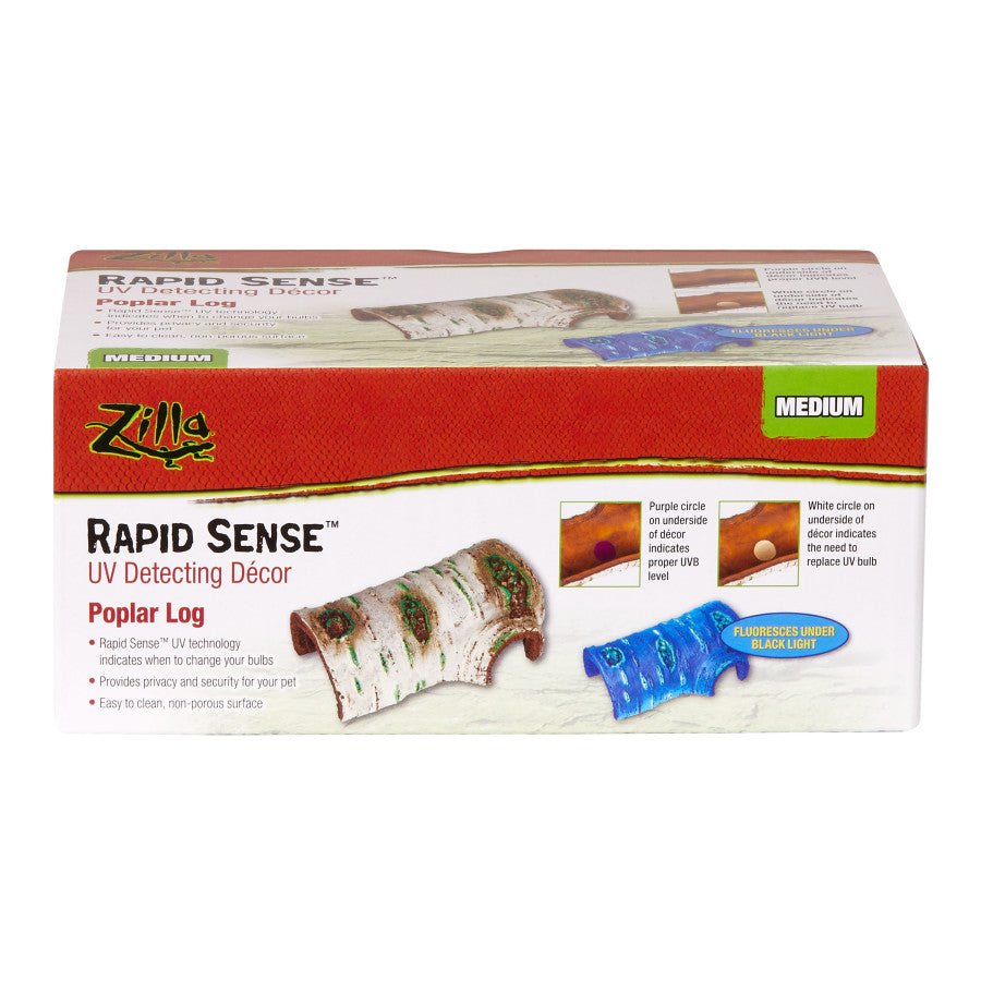 Zilla Rapid Sense UV Detecting Decor - Medium Poplar Log, view 8
