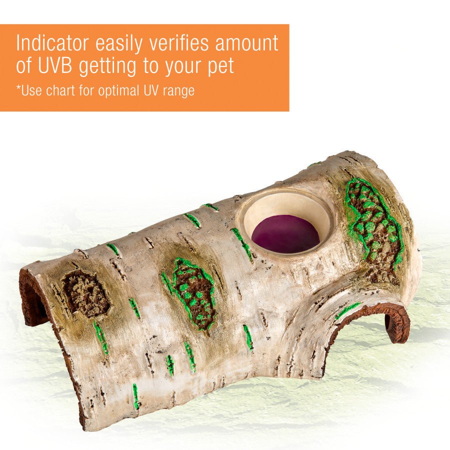 Zilla Rapid Sense UV-Detecting Decor - Large Poplar Log, view 4