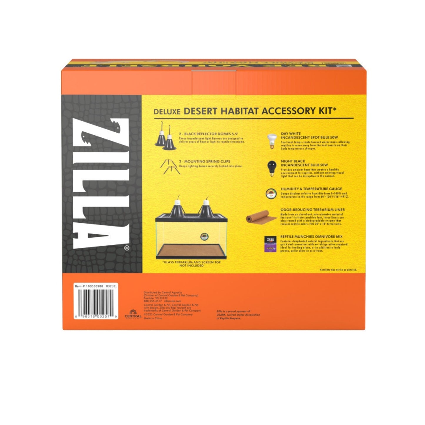 Zilla Desert Habitat Accessory Kit for Juvenile Desert Reptiles