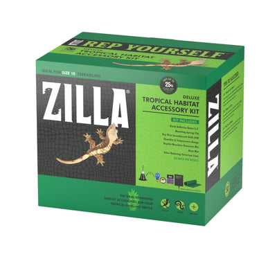 Zilla Tropical Habitat Accessory Kit for Juvenile Reptiles