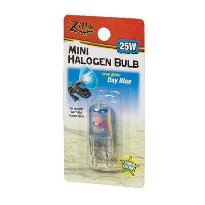 Zilla Mini Halogen Bulb Day, Blue, 25W
