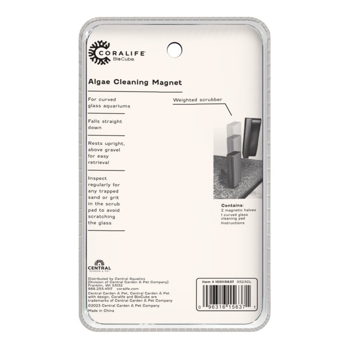 Coralife Biocube Magnet Black and white, 1ea/Small - Pets Perfect