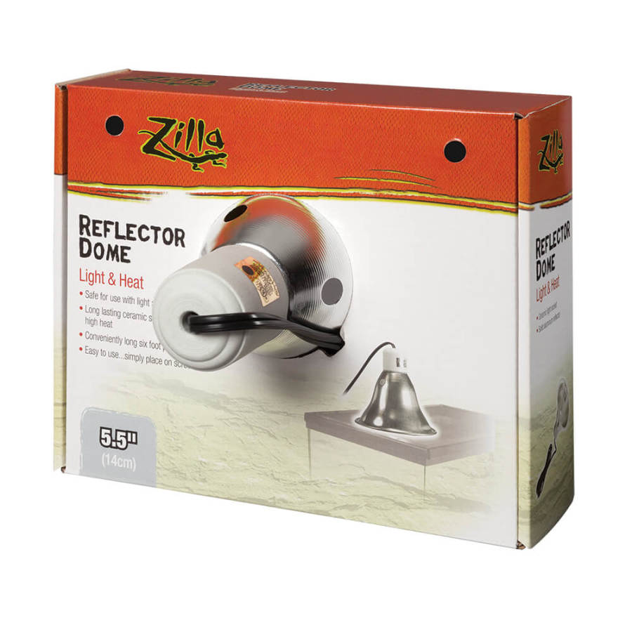 Zilla Silver Reflector Domes, 5.5 in