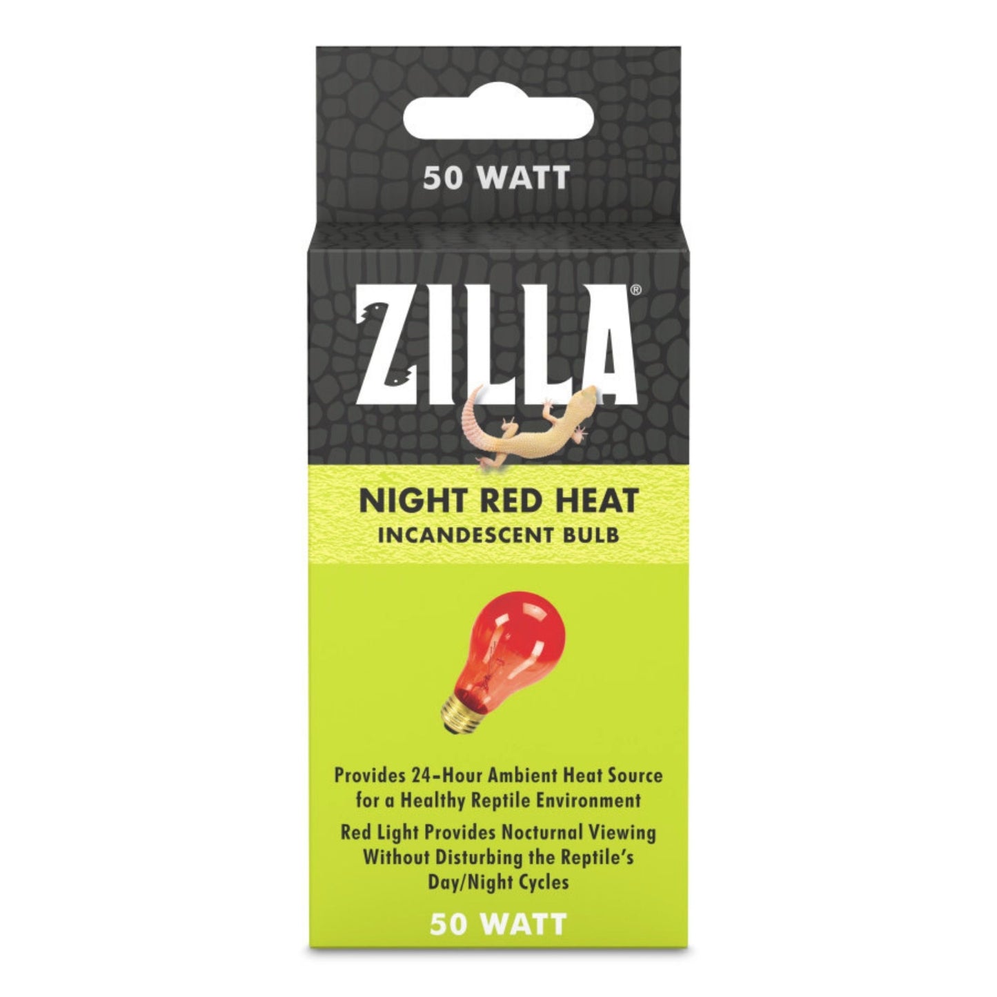 Zilla Night Red Incandescent Heat Bulb 50W for Reptiles