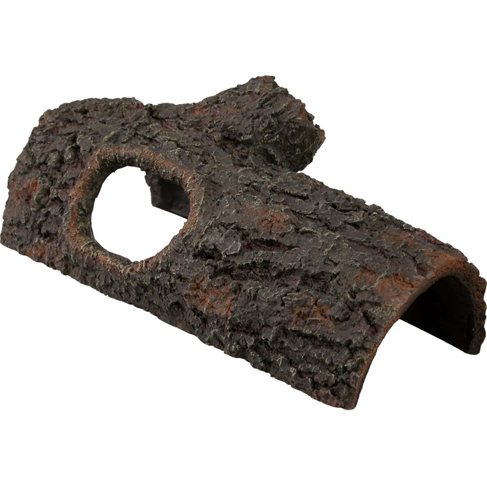 Zilla Bark Bends Reptile Hide and Shelter, Large
