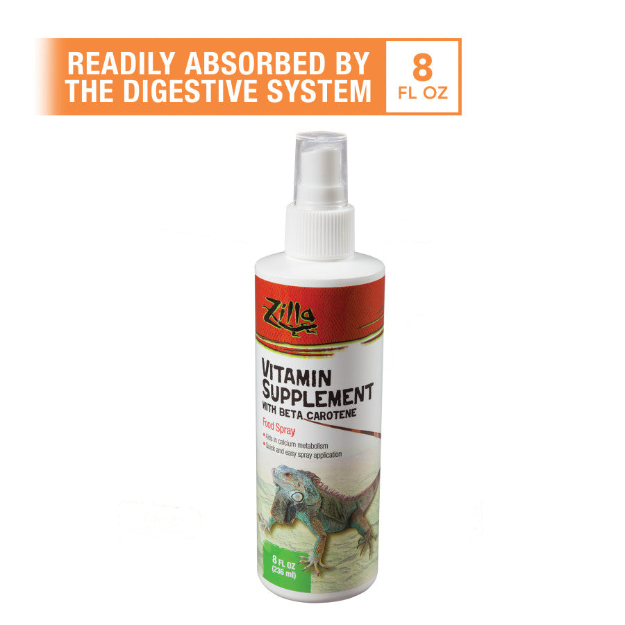 Zilla Vitamin Supplement Food Spray 8 oz