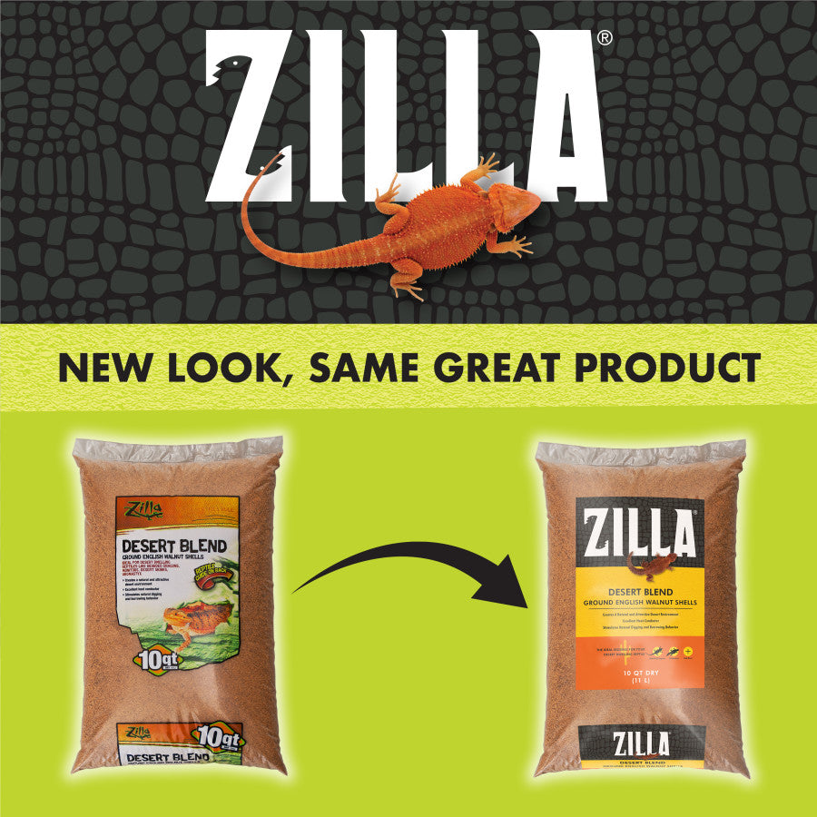 Zilla Desert Blend Ground English Walnut Shells Substrate, 10 qt, view 2