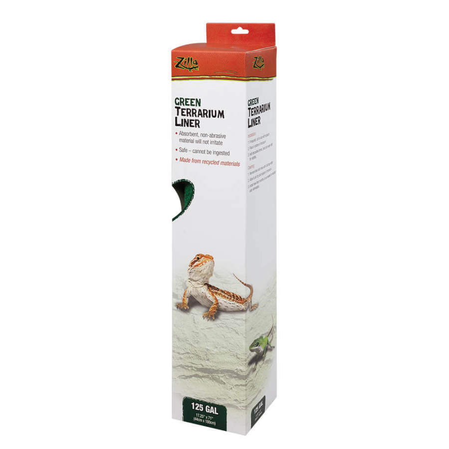 Zilla Reptile Terrarium Liners, Green 125/150 gal