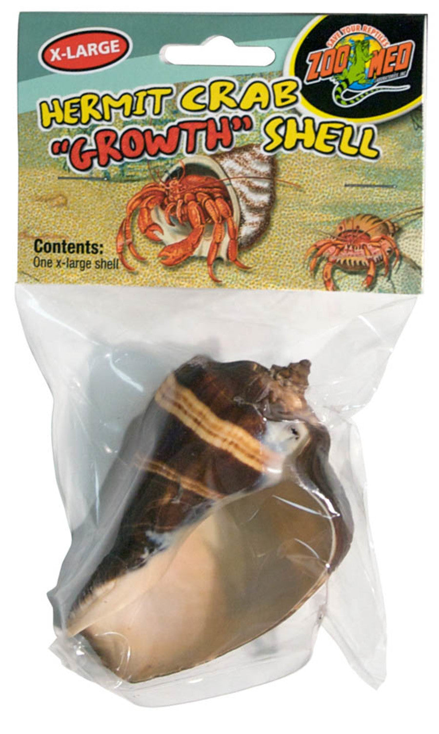 Zoo Med Hermit Crab Growth Shell Assorted, X-Large, 1 ct