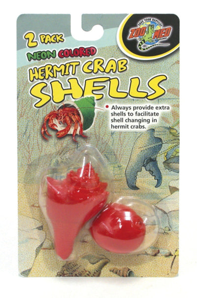 Zoo Med Hermit Crab Decorative Shell Neon Shell Assorted, 2-Count