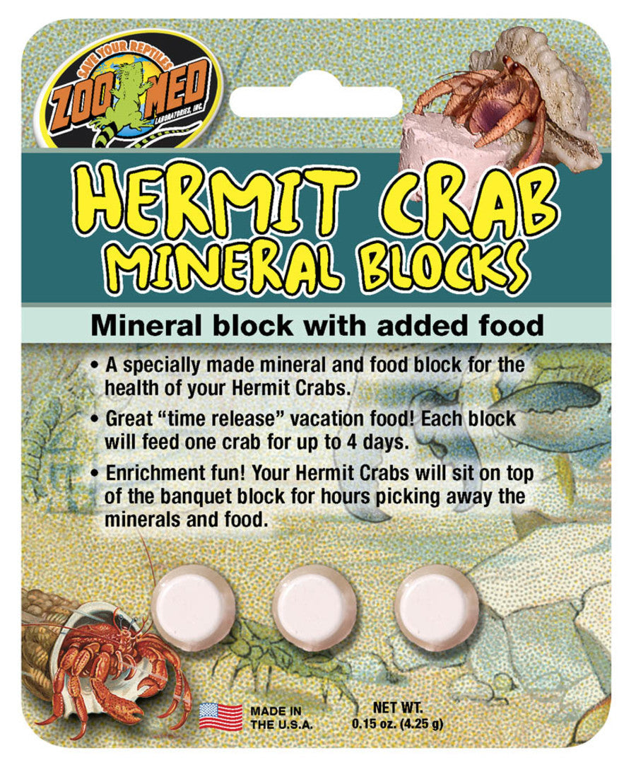Zoo Med Hermit Crab Mineral Block, 0.15 oz
