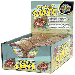 Zoo Med Hermit Soil Coconut Fiber Substrate - 2 lb (Case of 16)