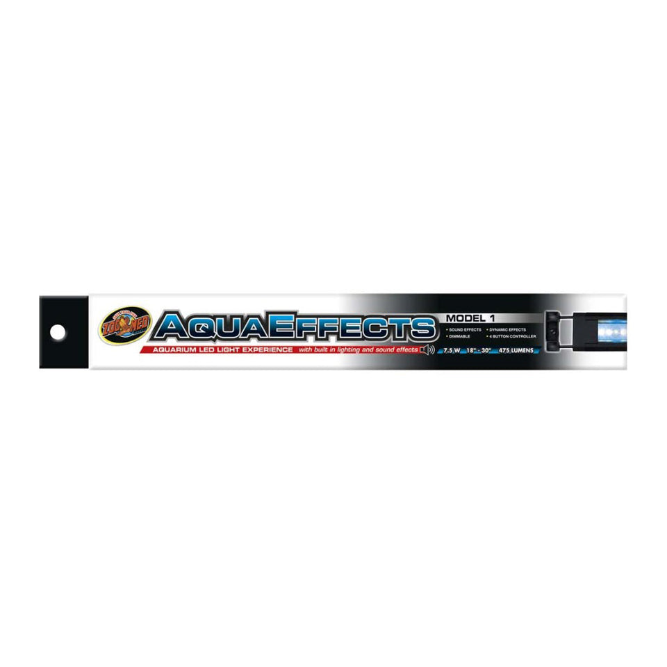 Zoo Med AquaEffects Model 1 LED Light Fixture, Black, 18 in