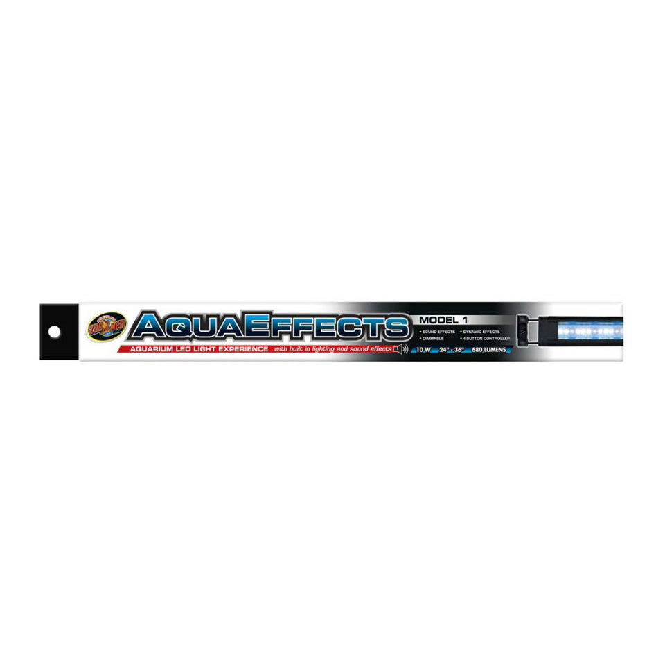 Zoo Med AquaEffects Model 1 LED Light Fixture, Black, 24 in