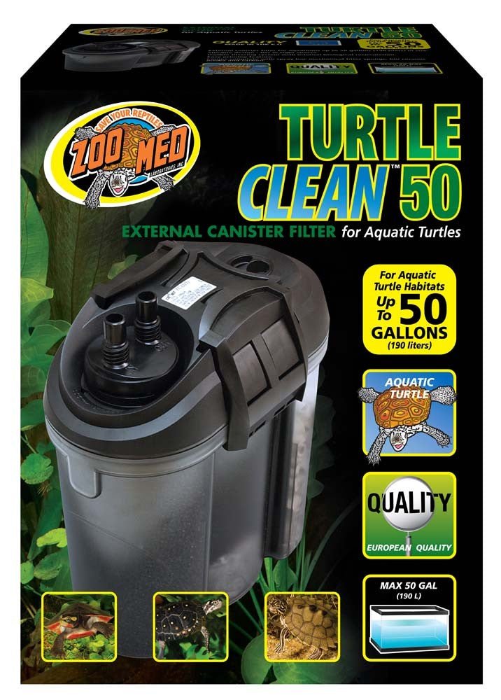 Zoo Med Turtle Clean 50 External Canister Aquarium Filter