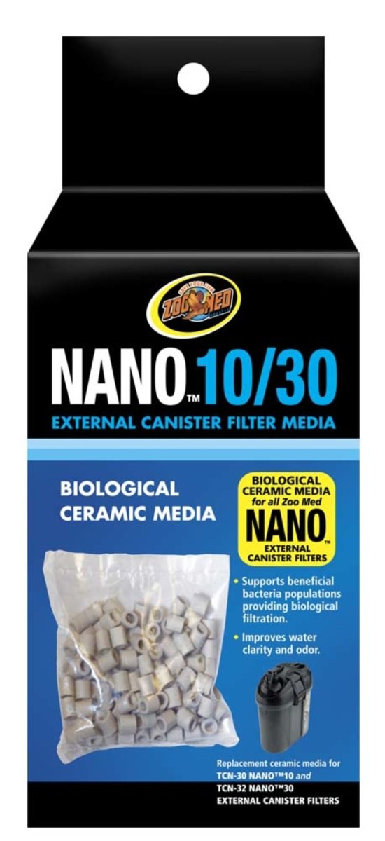 Zoo Med Nano 10/30 Biological Ceramic Media Grey 1ea - Pets Perfect